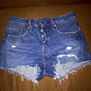 Levi denim shorts